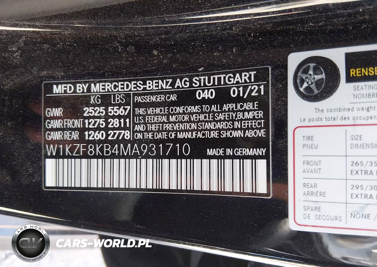 2021 Mercedes-Benz Amg E 63 S 4Matic+ VIN:W1KZF8KB4MA931710 - 9