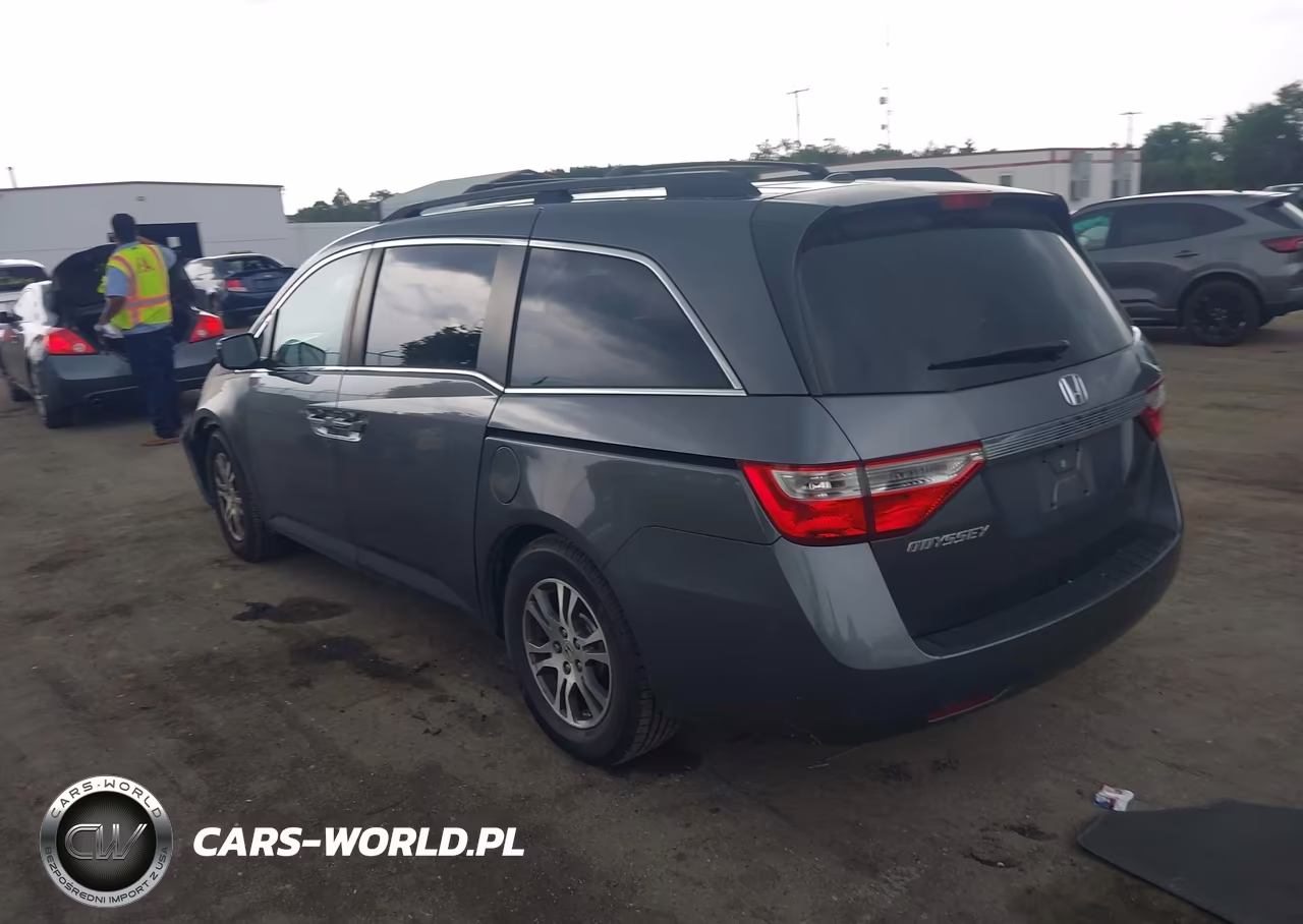 2012 Honda Odyssey Ex-L VIN:5FNRL5H66CB041422 - 3