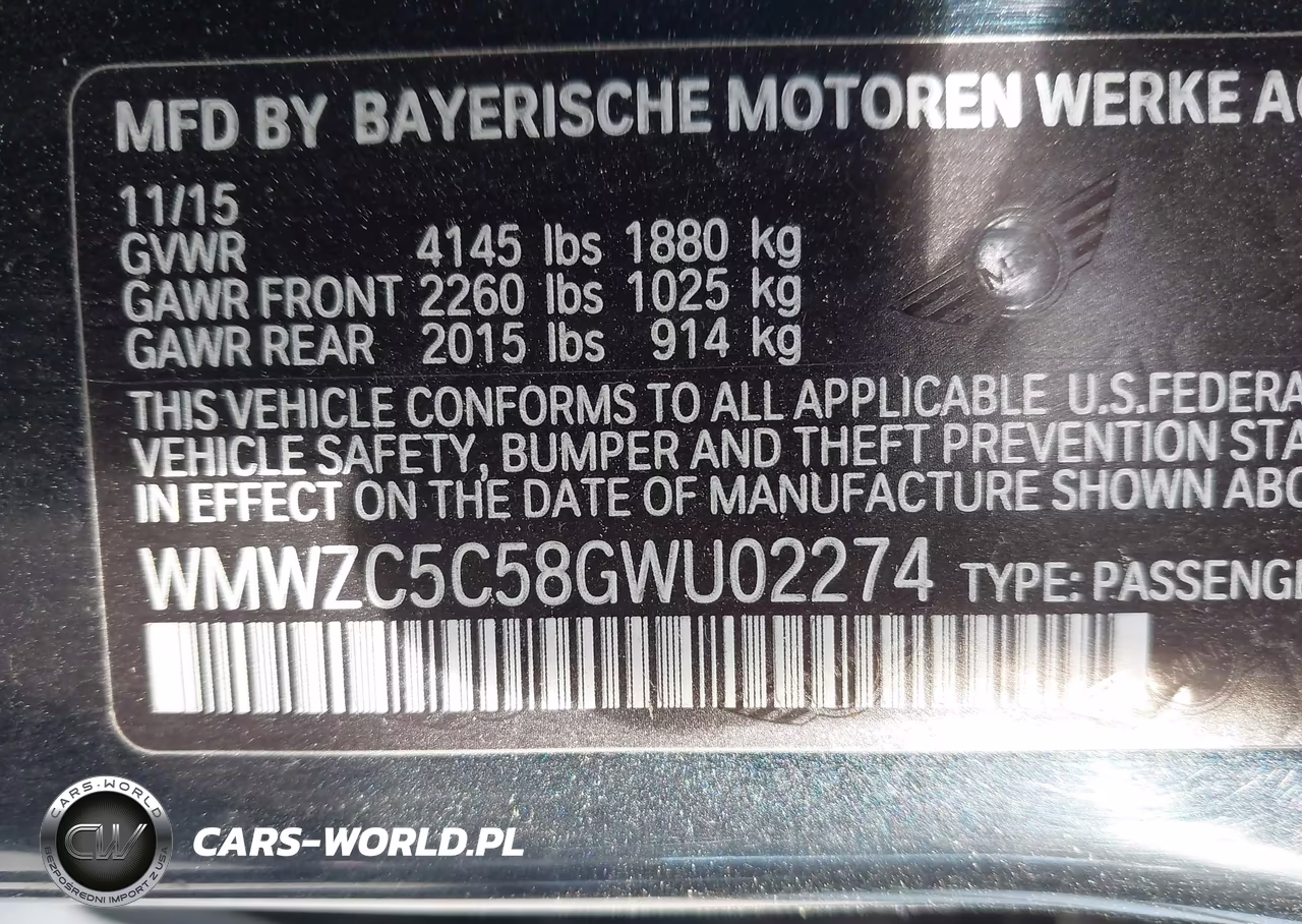 2016 Mini Countryman Cooper S VIN:WMWZC5C58GWU02274 - 9