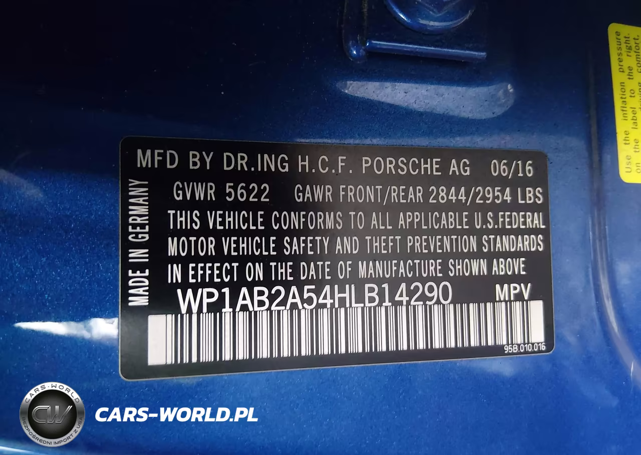 2017 Porsche Macan S VIN:WP1AB2A54HLB14290 - 9