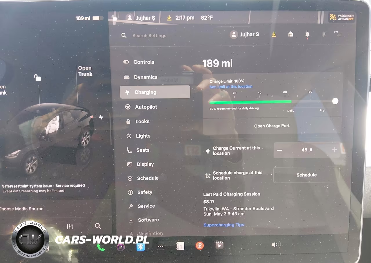 2022 Tesla Model Y Long Range Dual Motor All-Wheel Drive VIN:7SAYGDEE0NF559800 - 18