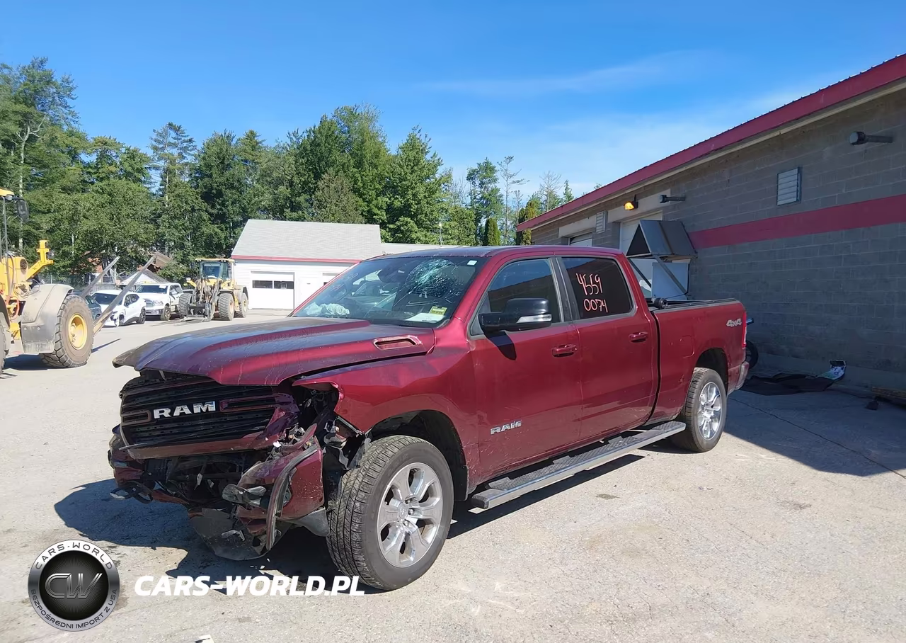 2019 Ram 1500 Big Horn-Lone Star 4X4 6'4 Box VIN:1C6SRFMT8KN897880 - 2