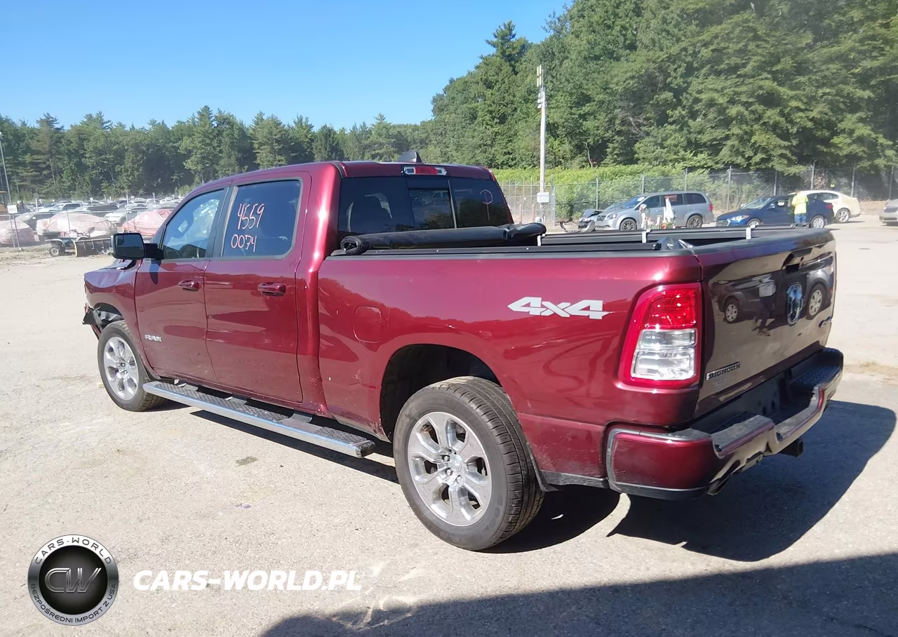 2019 Ram 1500 Big Horn-Lone Star 4X4 6'4 Box VIN:1C6SRFMT8KN897880 - 3