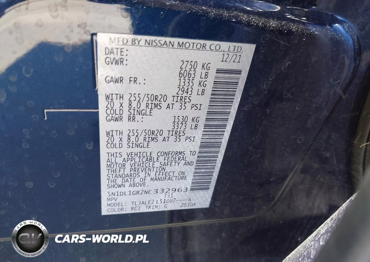 2022 Infiniti Qx60 Sensory VIN:5N1DL1GR2NC332963 - 9