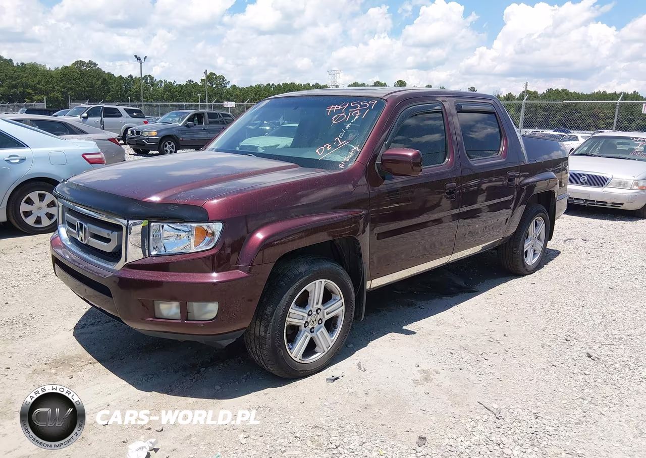 2009 Honda Ridgeline Rtl VIN:5FPYK16529B104808 - 2