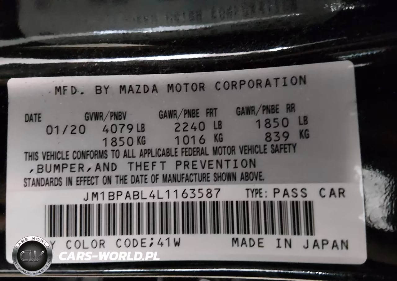 2020 Mazda Mazda3 VIN:JM1BPABL4L1163587 - 9