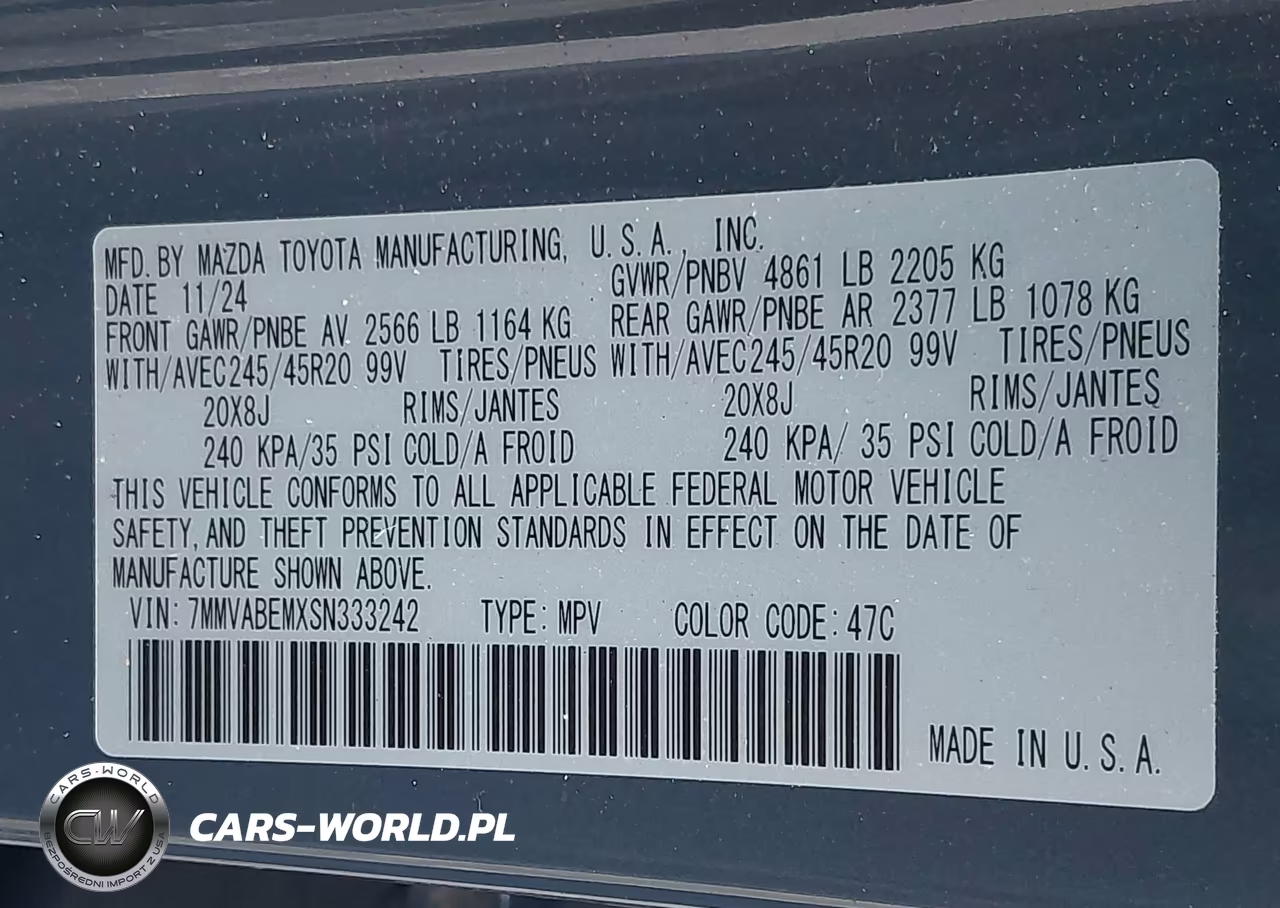2025 Mazda Cx-50 2.5 S Premium Plus Package VIN:7MMVABEMXSN333242 - 9