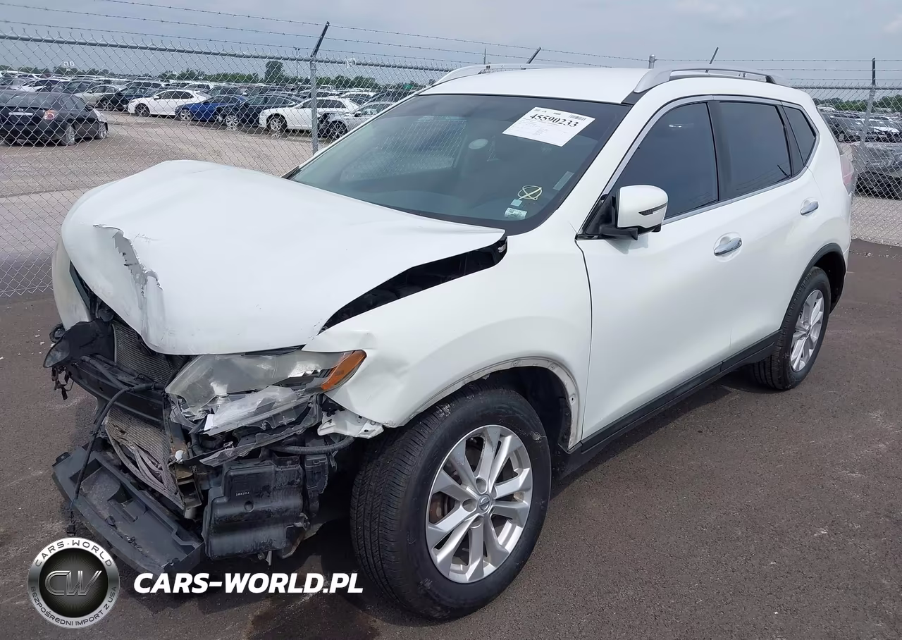 2016 Nissan Rogue Sv VIN:KNMAT2MV4GP630831 - 2