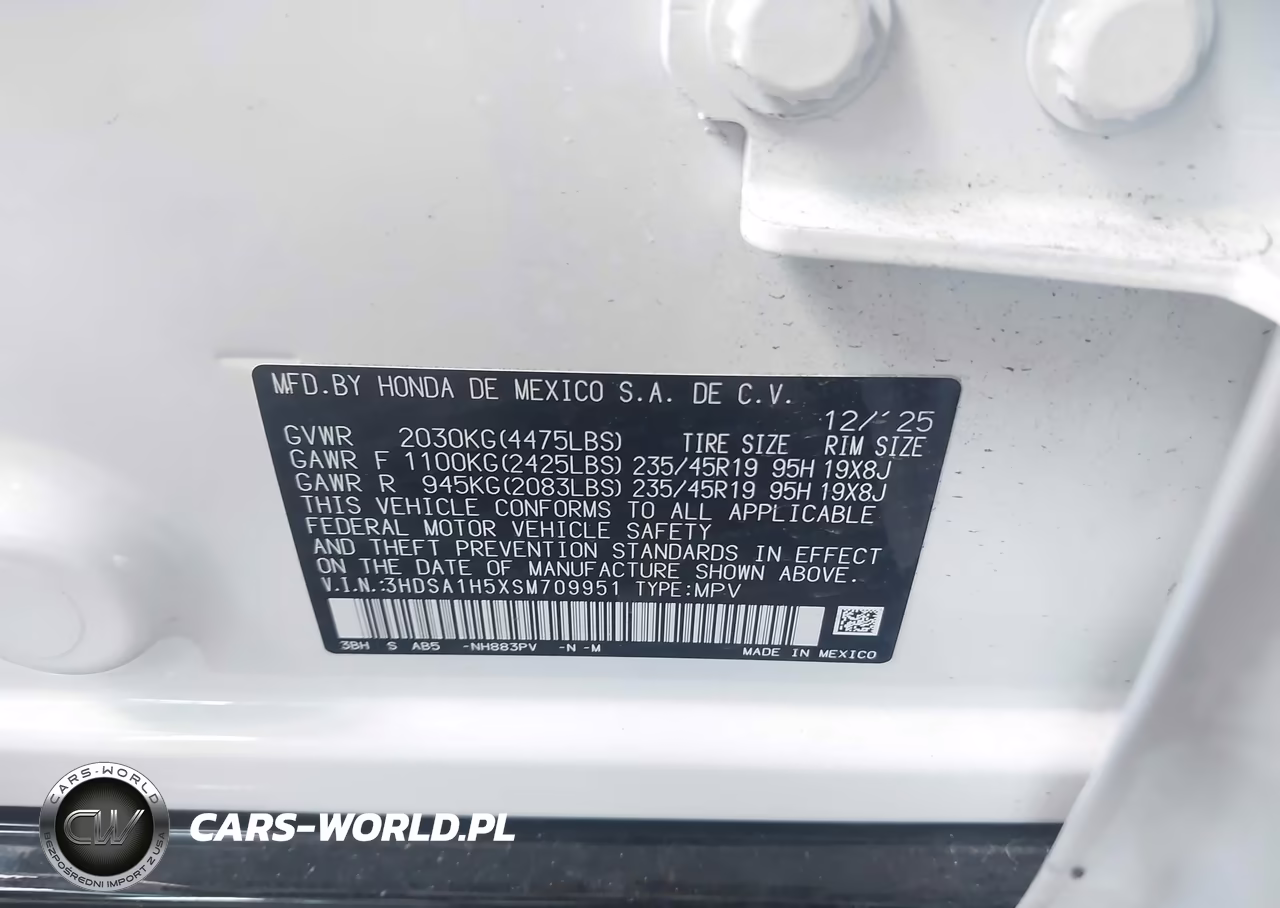 2025 Acura Adx A-Spec VIN:3HDSA1H5XSM709951 - 9