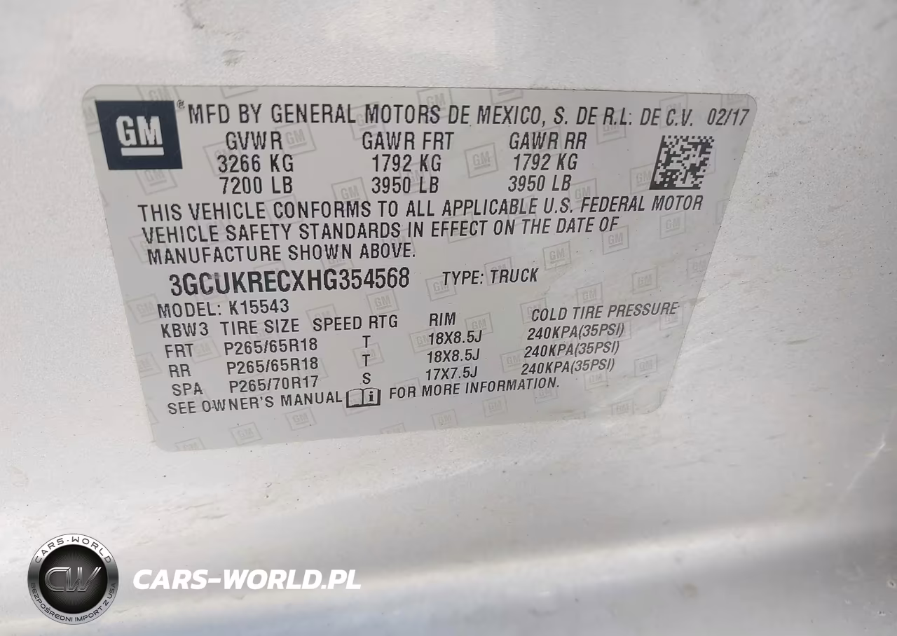 2017 Chevrolet Silverado 1500 Lt VIN:3GCUKRECXHG354568 - 9