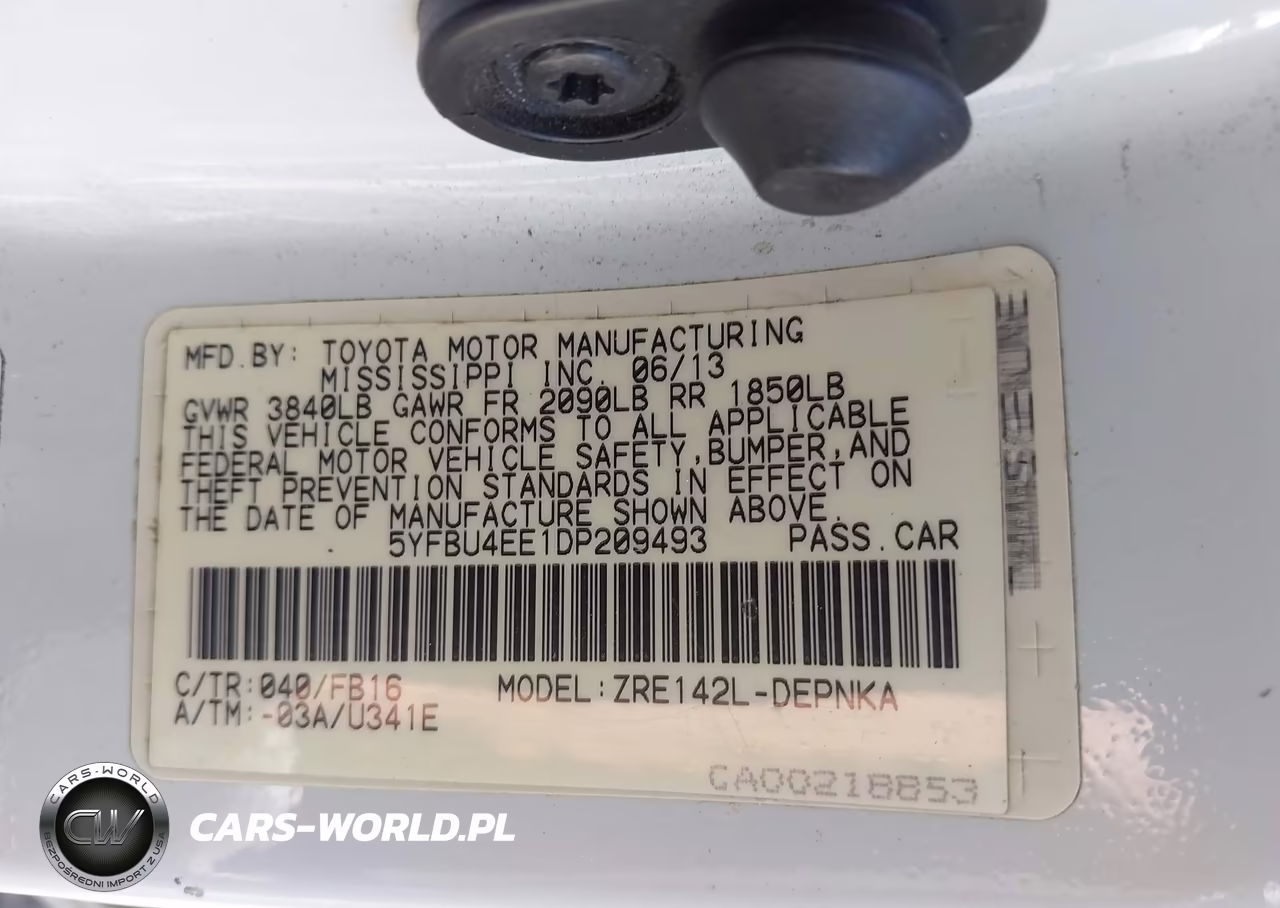 2013 Toyota Corolla Le VIN:5YFBU4EE1DP209493 - 9