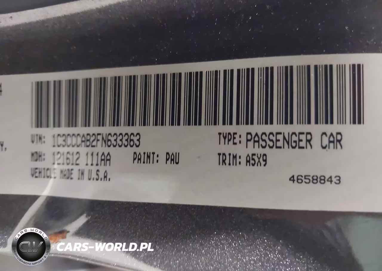 2015 Chrysler 200 Limited VIN:1C3CCCAB2FN633363 - 9