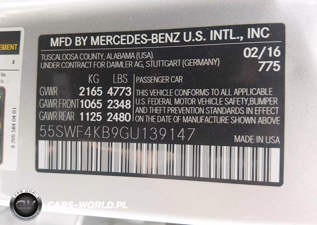 2016 Mercedes-Benz C 300 Sport 4Matic VIN:55SWF4KB9GU139147 - 9
