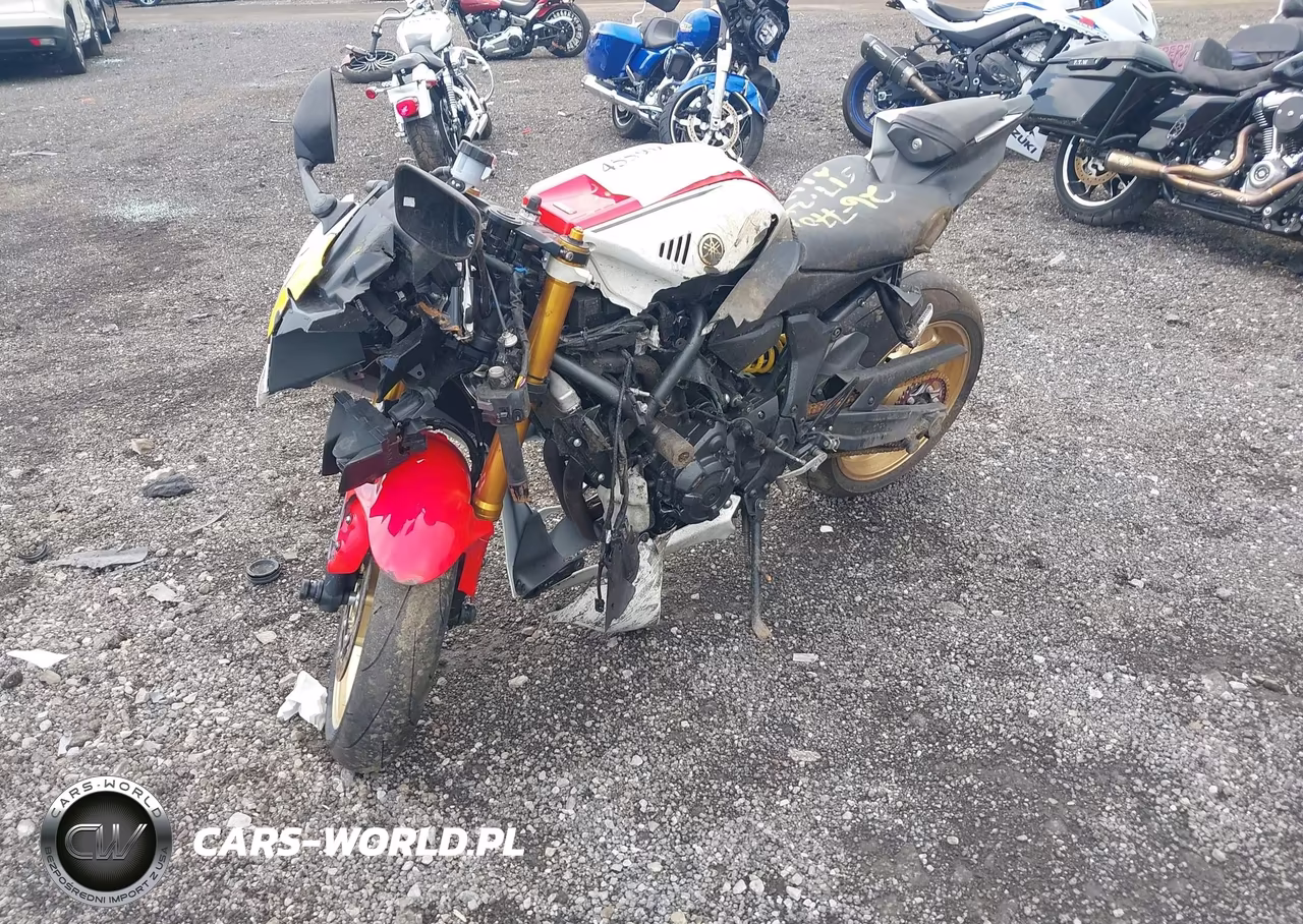 2022 Yamaha Yzfr7 VIN:JYARM38E1NA003077 - 2