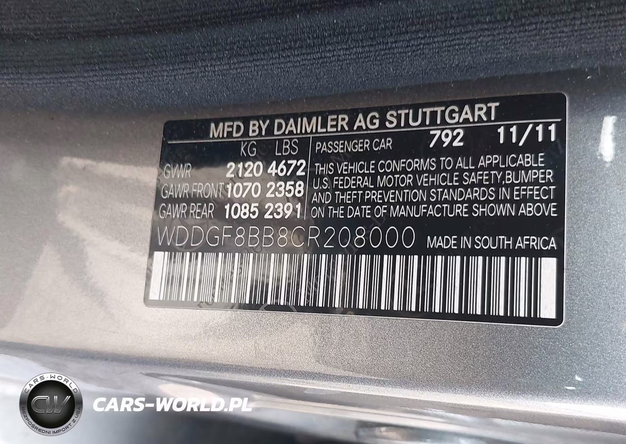 2012 Mercedes-Benz C 300 Sport 4Matic VIN:WDDGF8BB8CR208000 - 9