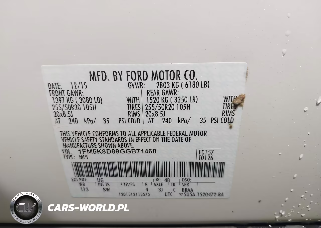 2016 Ford Explorer Xlt VIN:1FM5K8D89GGB71468 - 9