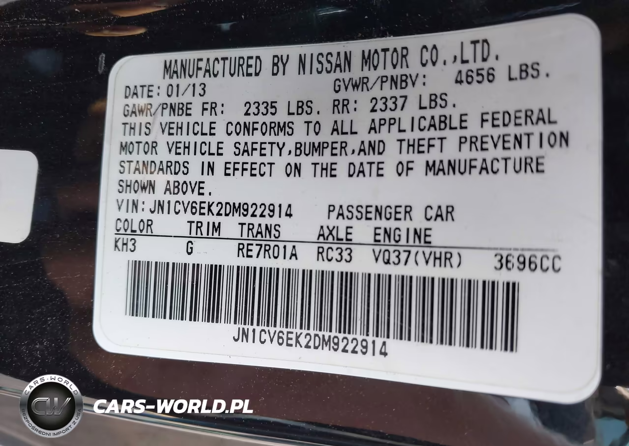 2013 Infiniti G37 Journey VIN:JN1CV6EK2DM922914 - 9