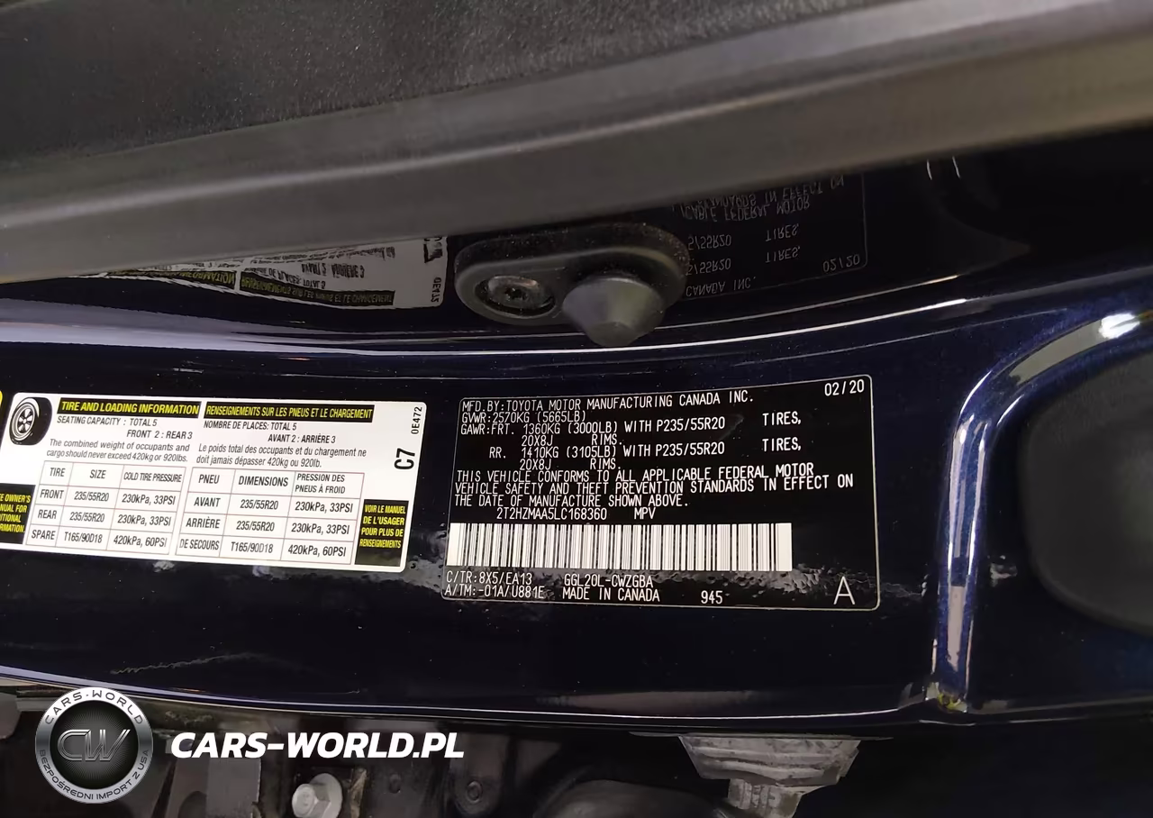 2020 Lexus Rx 350 VIN:2T2HZMAA5LC168360 - 9