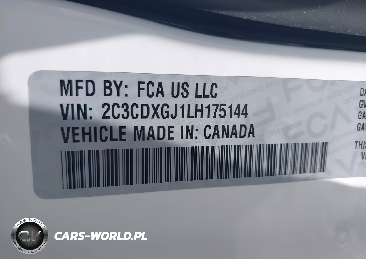 2020 Dodge Charger Scat Pack Rwd VIN:2C3CDXGJ1LH175144 - 9