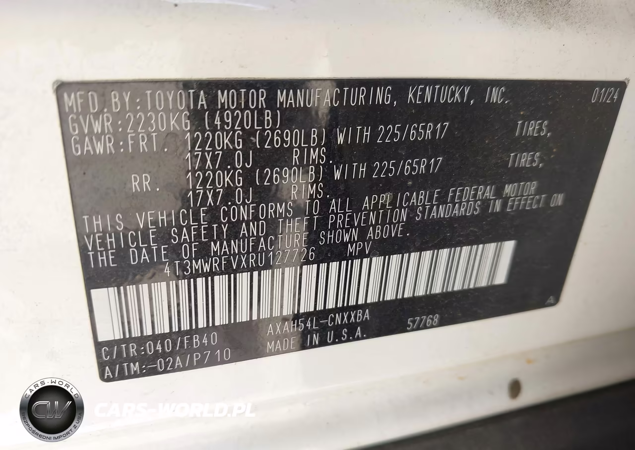 2024 Toyota Rav4 Hybrid Le VIN:4T3MWRFVXRU127726 - 9