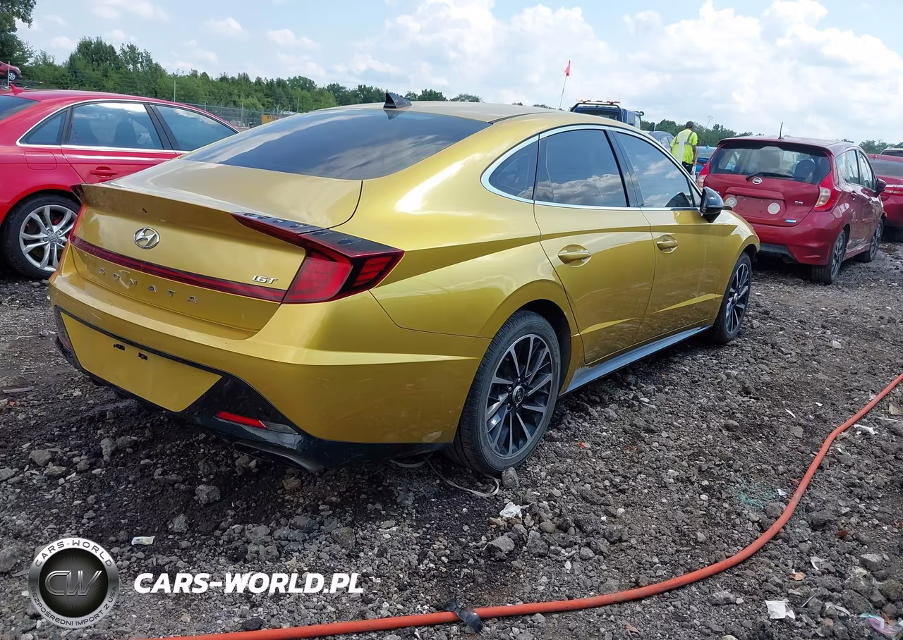 2020 Hyundai Sonata Sel Plus VIN:5NPEJ4J22LH051226 - 4