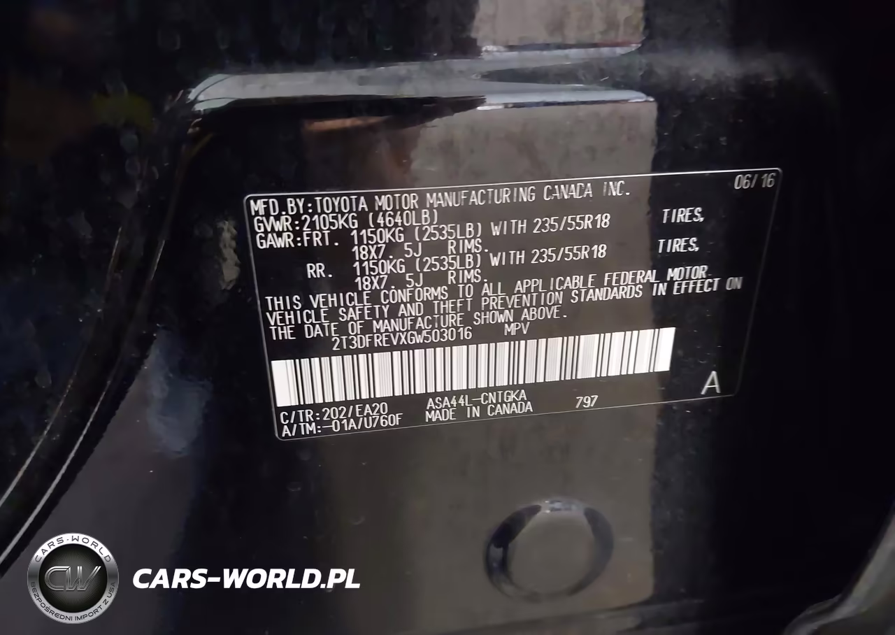 2016 Toyota Rav4 Limited VIN:2T3DFREVXGW503016 - 9
