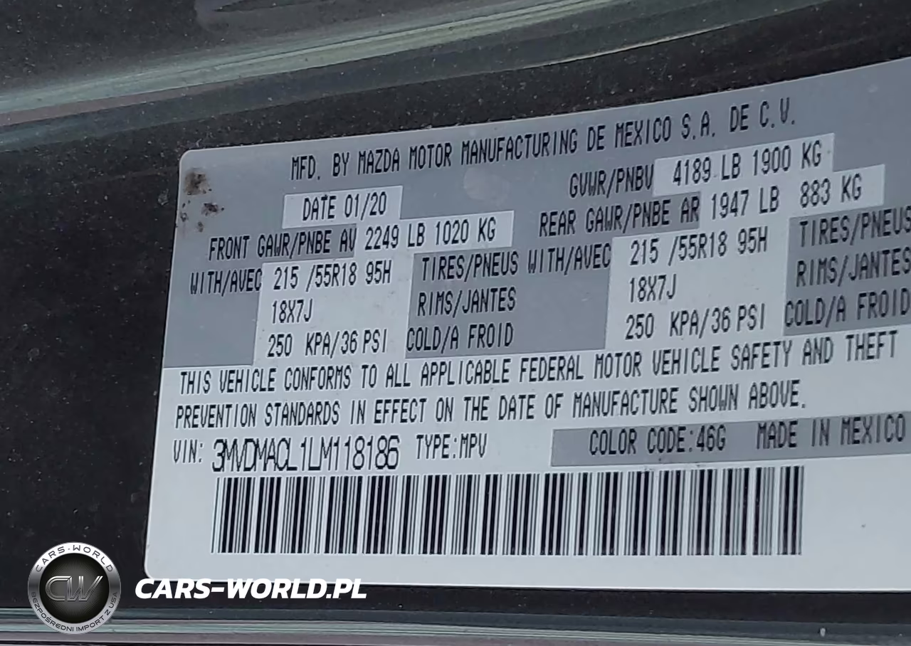 2020 Mazda Cx-30 Select Package VIN:3MVDMACL1LM118186 - 9