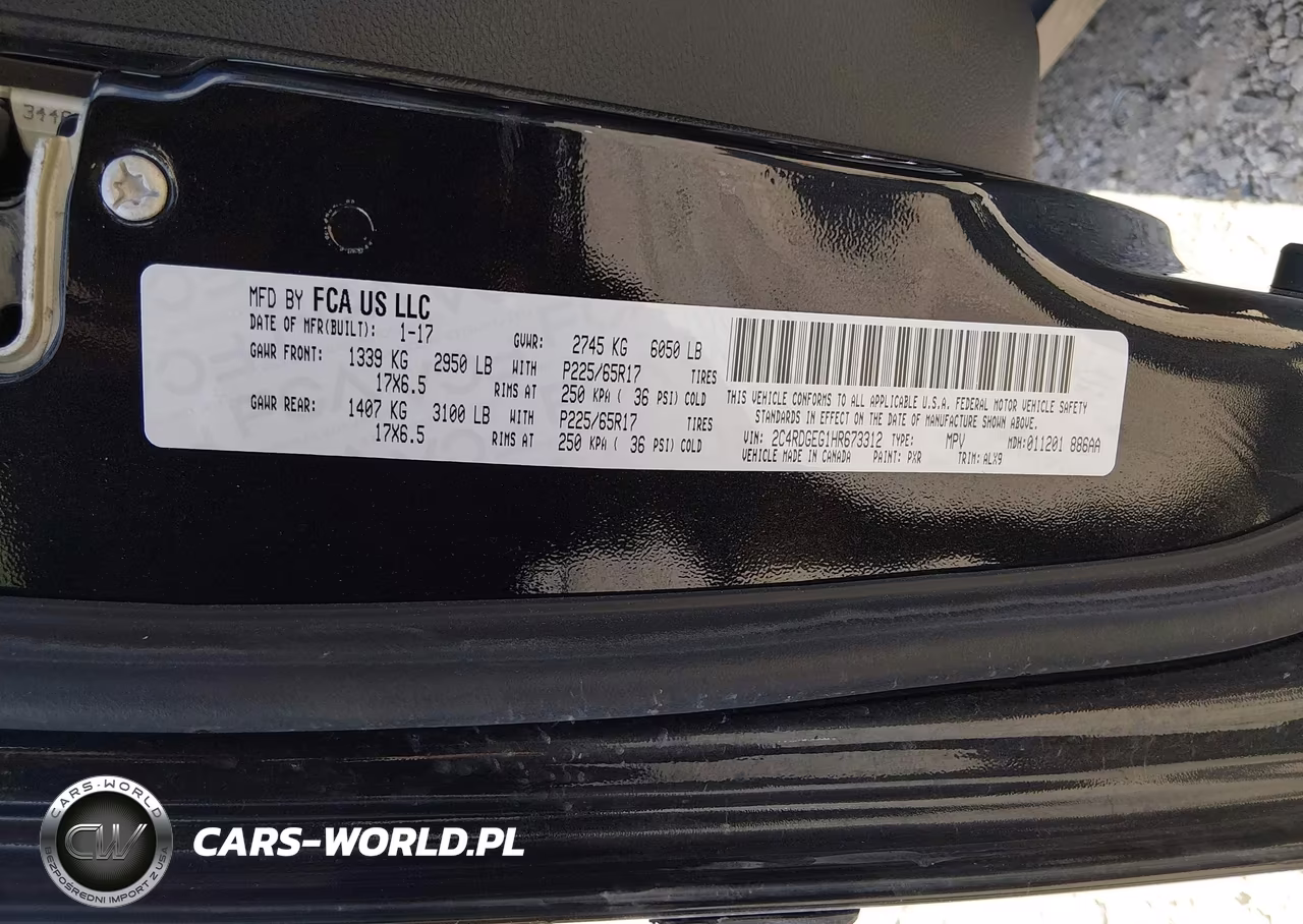 2017 Dodge Grand Caravan Gt VIN:2C4RDGEG1HR673312 - 9
