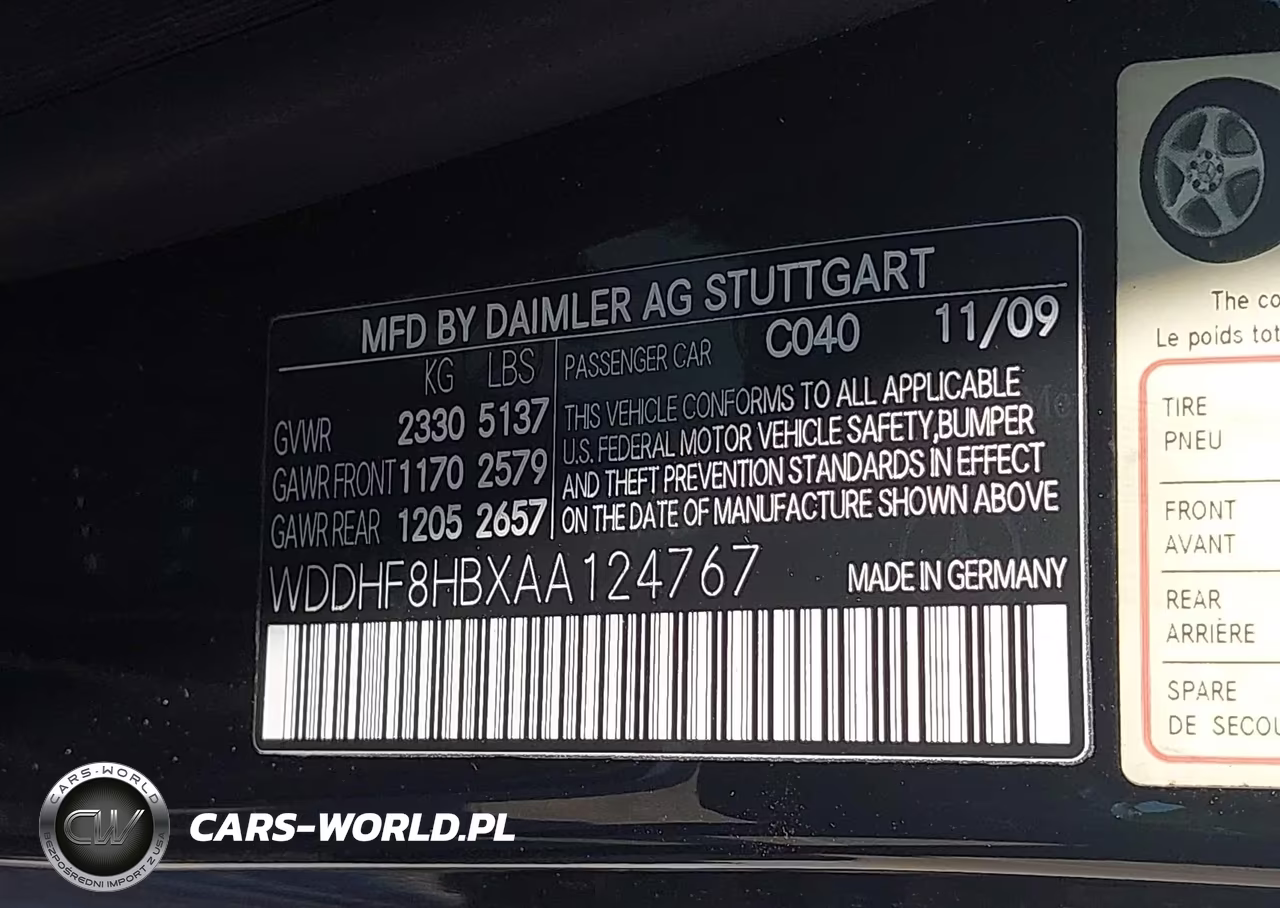 2010 Mercedes-Benz E 350 4Matic VIN:WDDHF8HBXAA124767 - 9