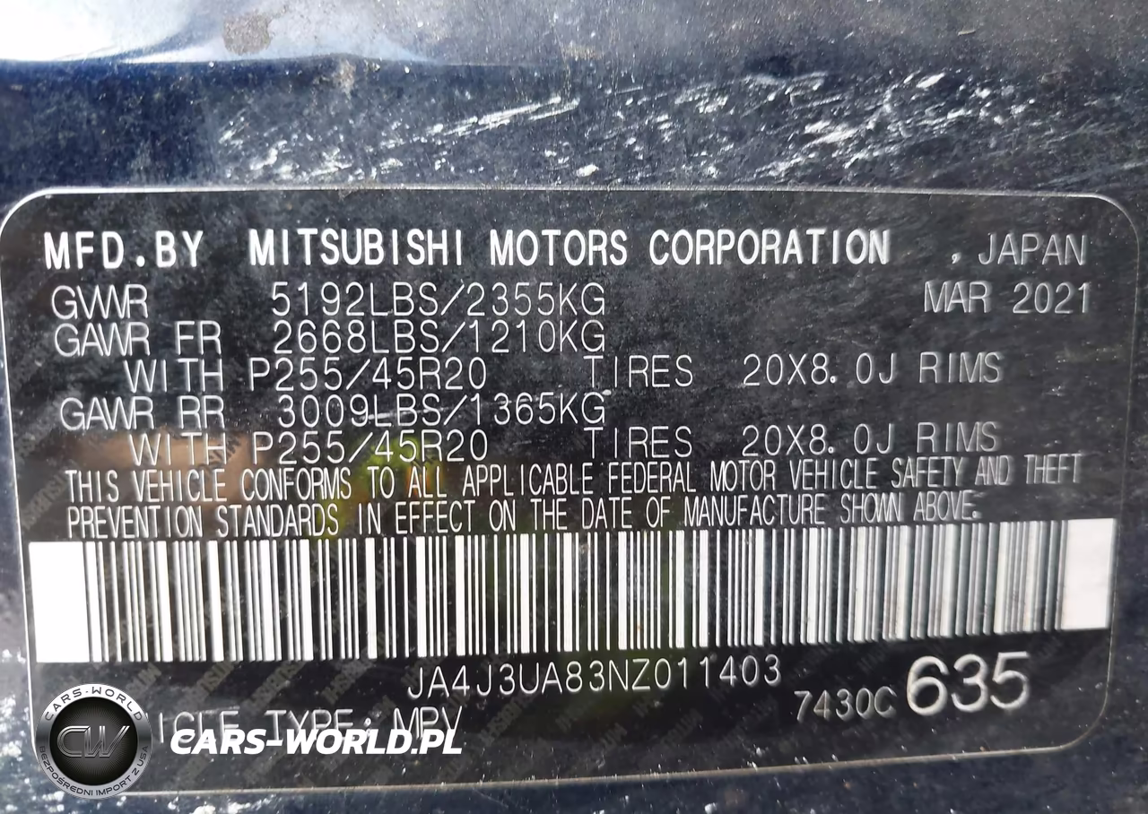 2022 Mitsubishi Outlander Black Edition 2Wd-Se 2.5 2Wd-Se Launch Edition 2Wd VIN:JA4J3UA83NZ011403 - 9