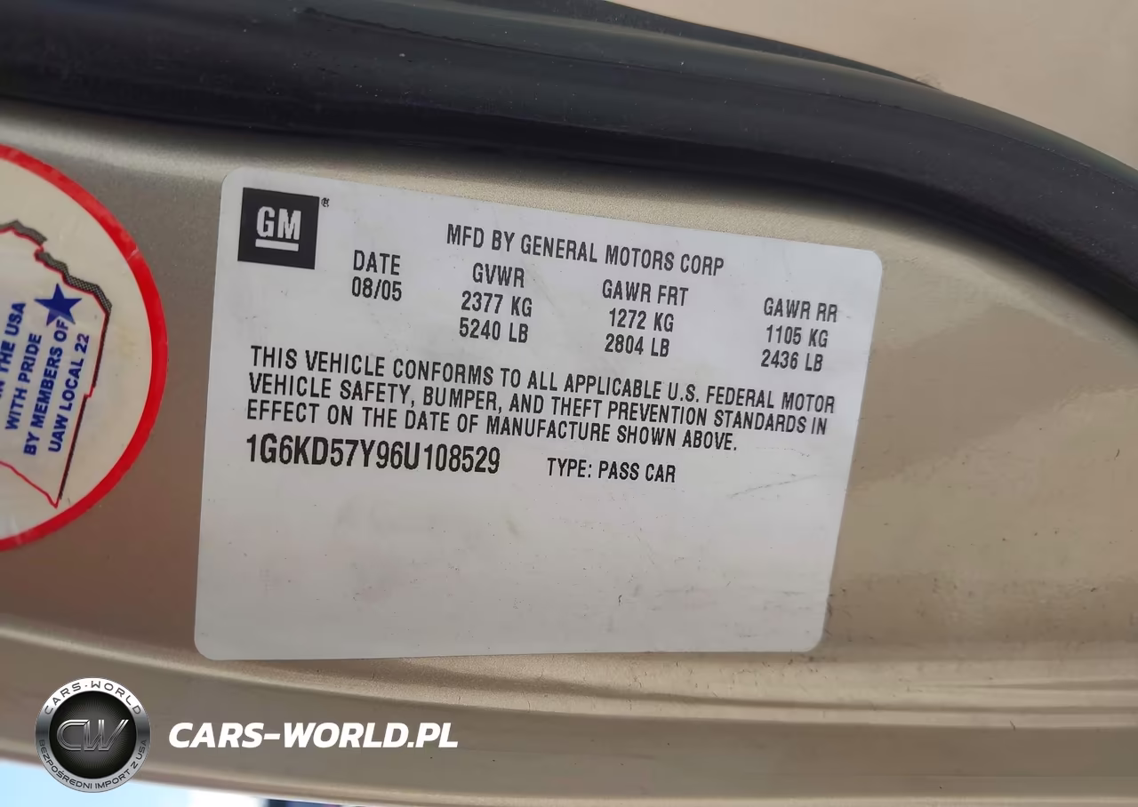 2006 Cadillac Dts 1Sb VIN:1G6KD57Y96U108529 - 9
