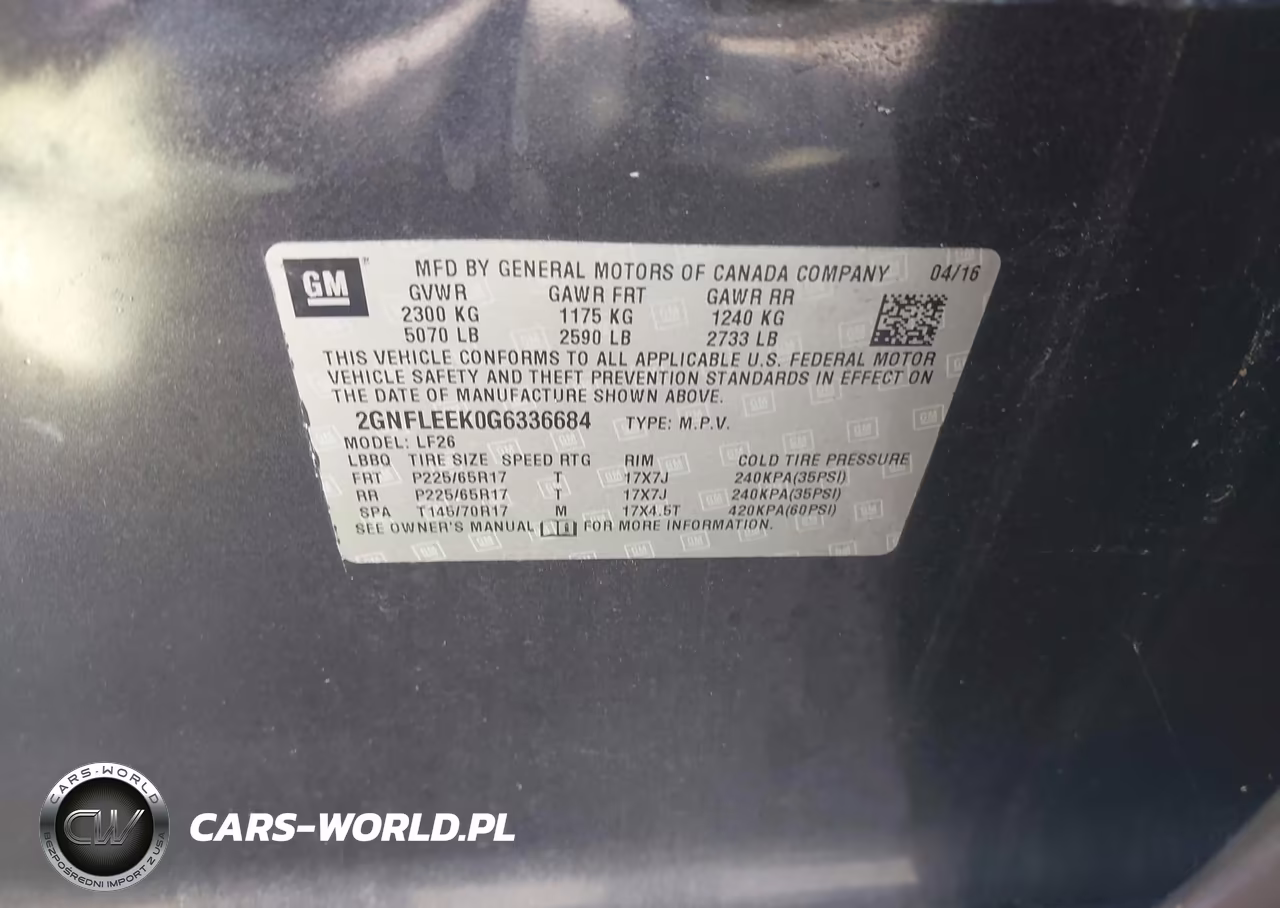 2016 Chevrolet Equinox Ls VIN:2GNFLEEK0G6336684 - 9