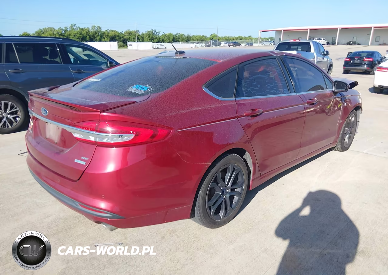2018 Ford Fusion Se VIN:3FA6P0HD1JR252862 - 4