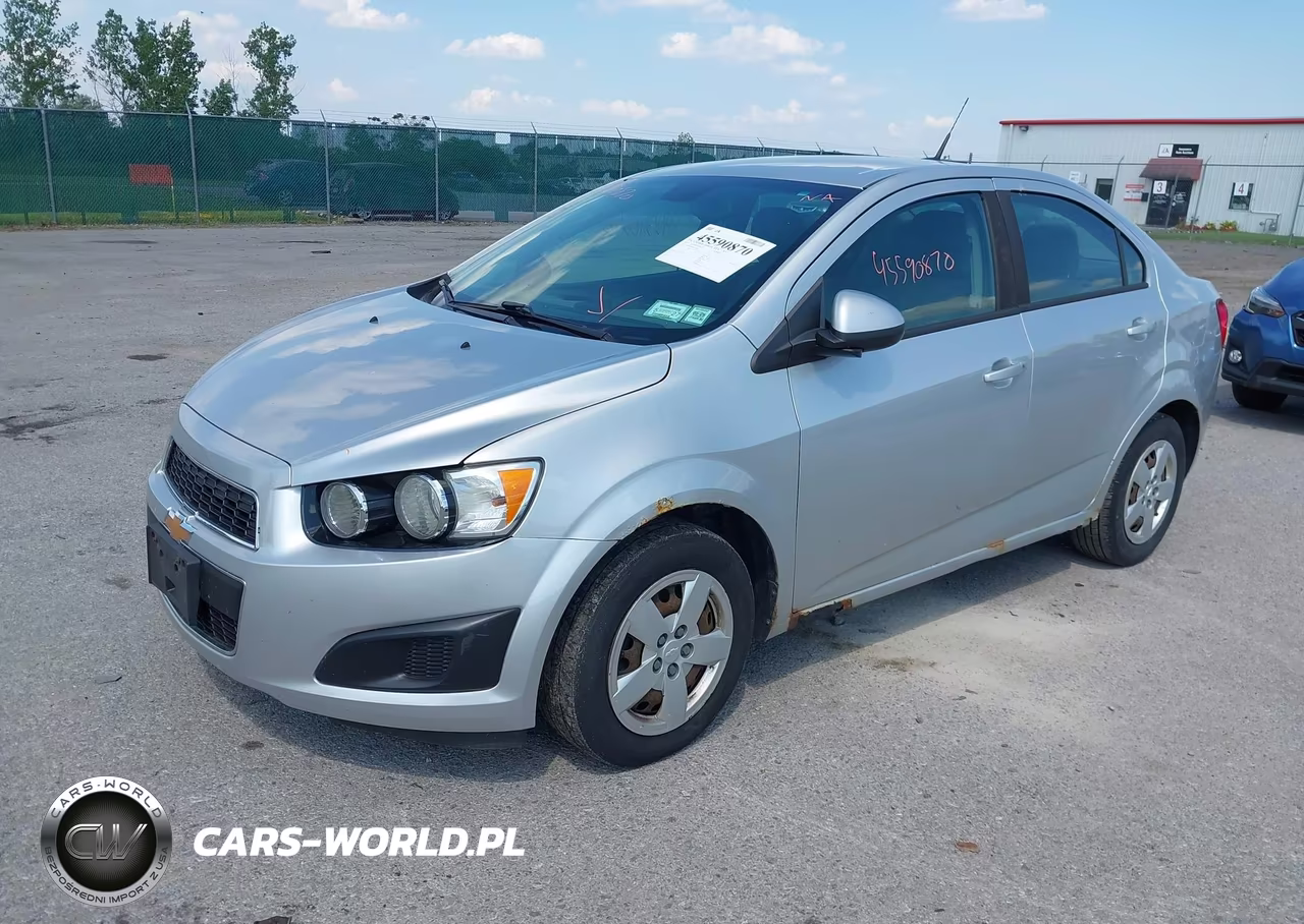 2013 Chevrolet Sonic Ls Manual VIN:1G1JB5SG6D4251537 - 2