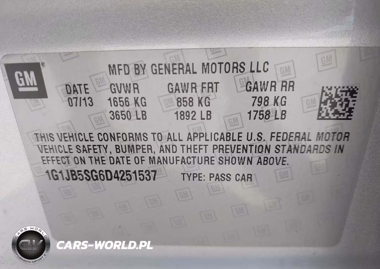2013 Chevrolet Sonic Ls Manual VIN:1G1JB5SG6D4251537 - 9