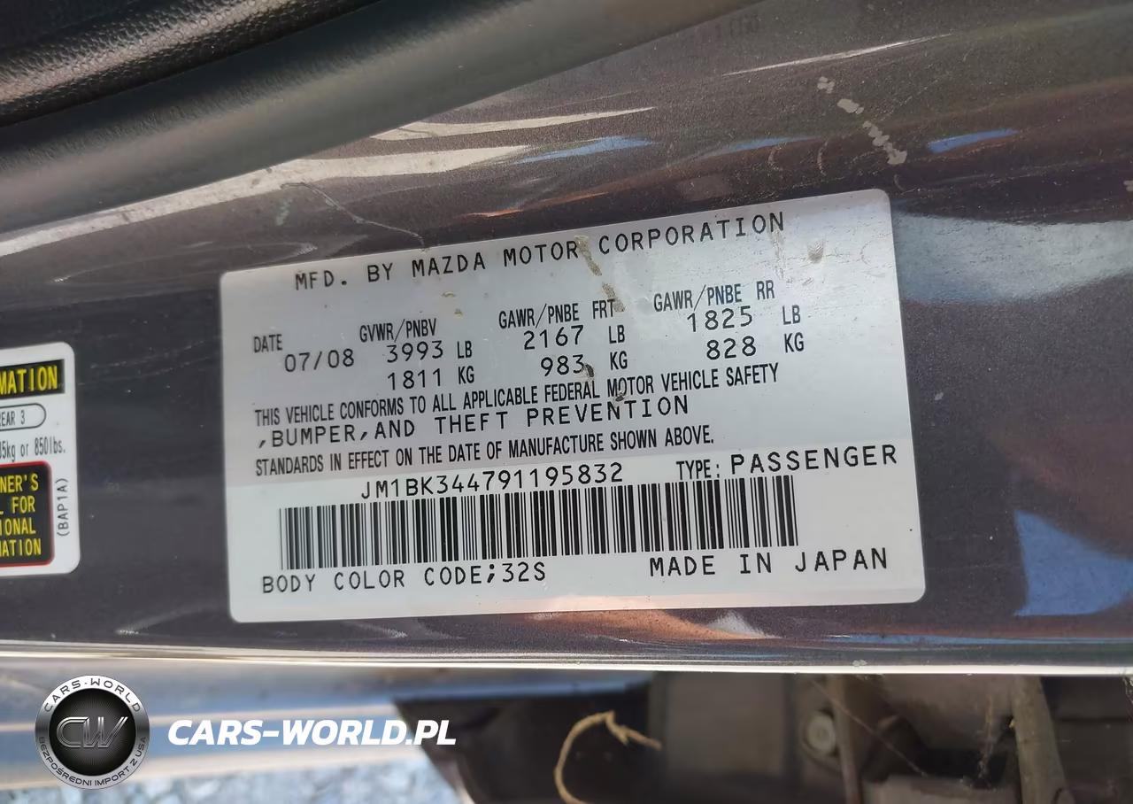 2009 Mazda Mazda3 S Grand Touring VIN:JM1BK344791195832 - 9