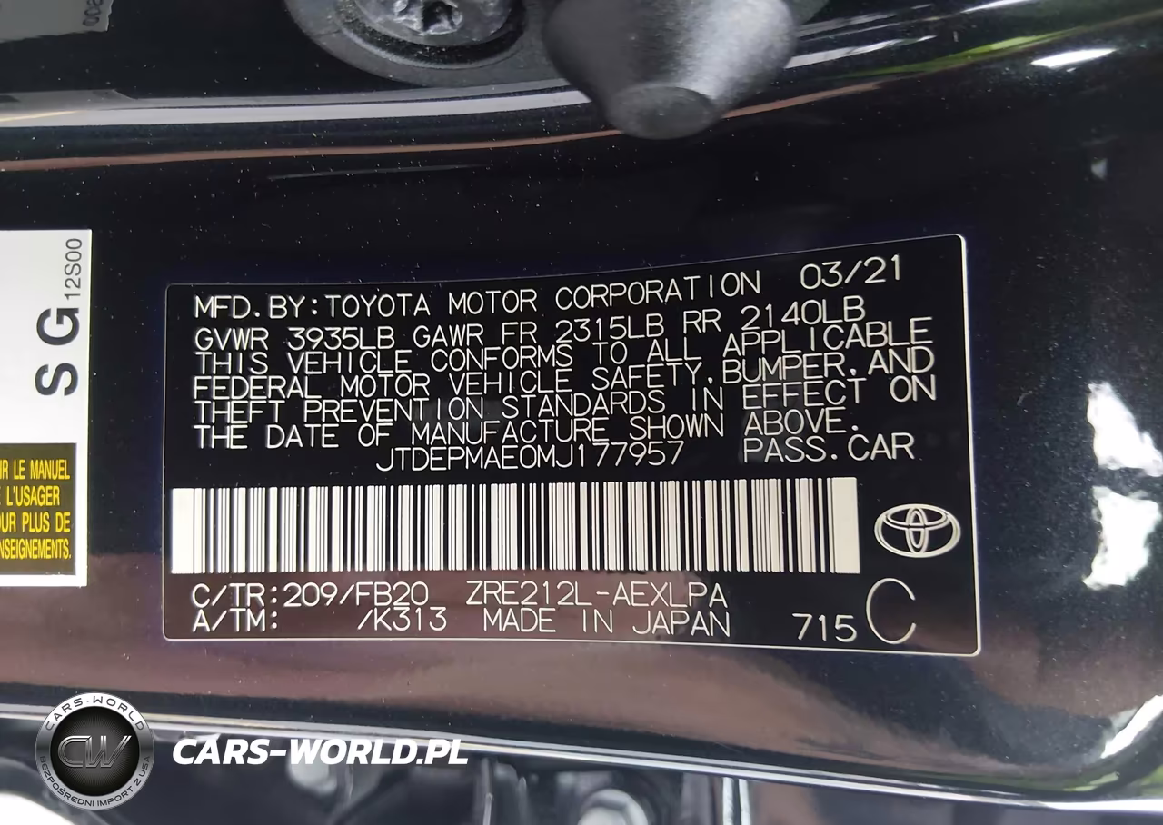 2021 Toyota Corolla Le VIN:JTDEPMAE0MJ177957 - 9
