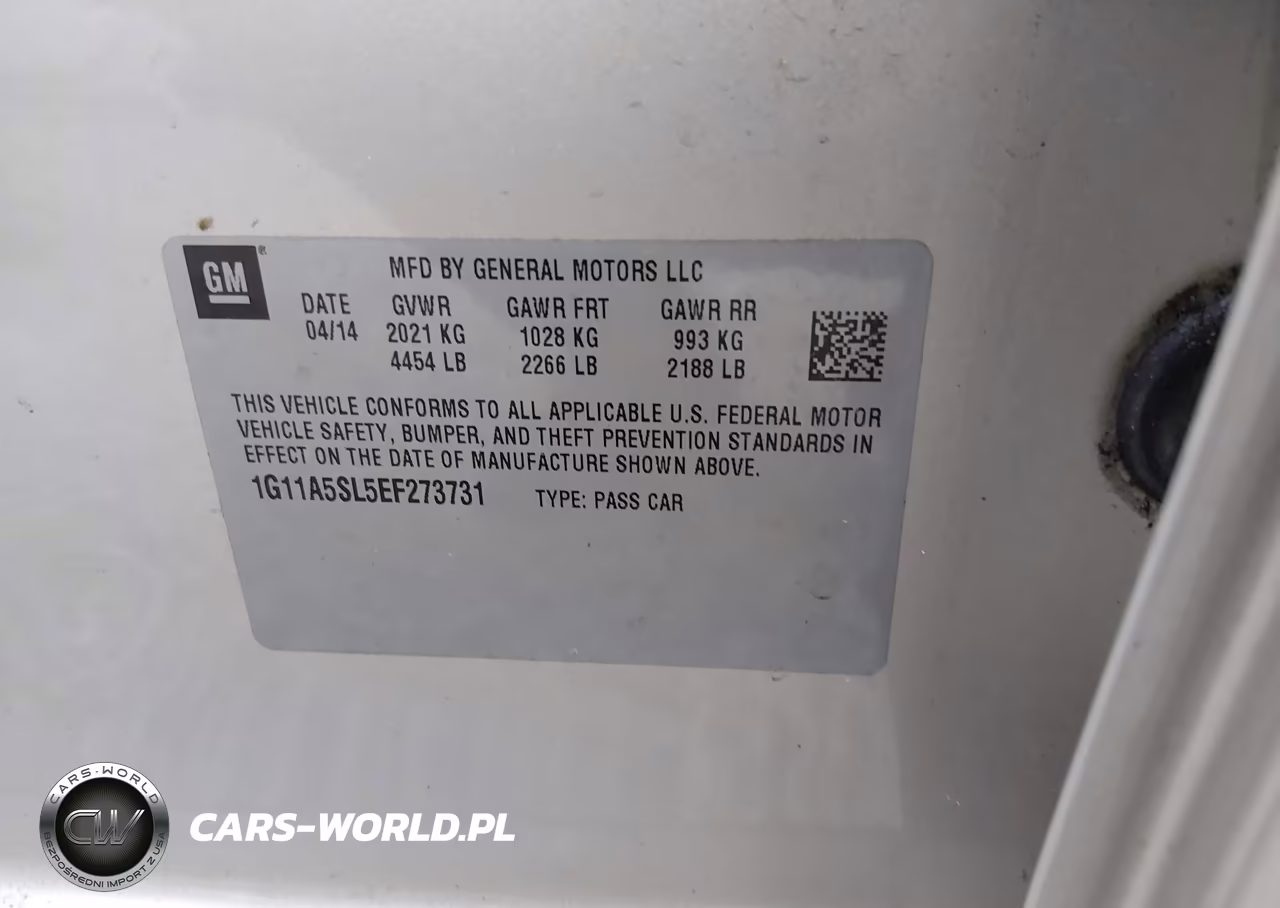 2014 Chevrolet Malibu 1Fl VIN:1G11A5SL5EF273731 - 9