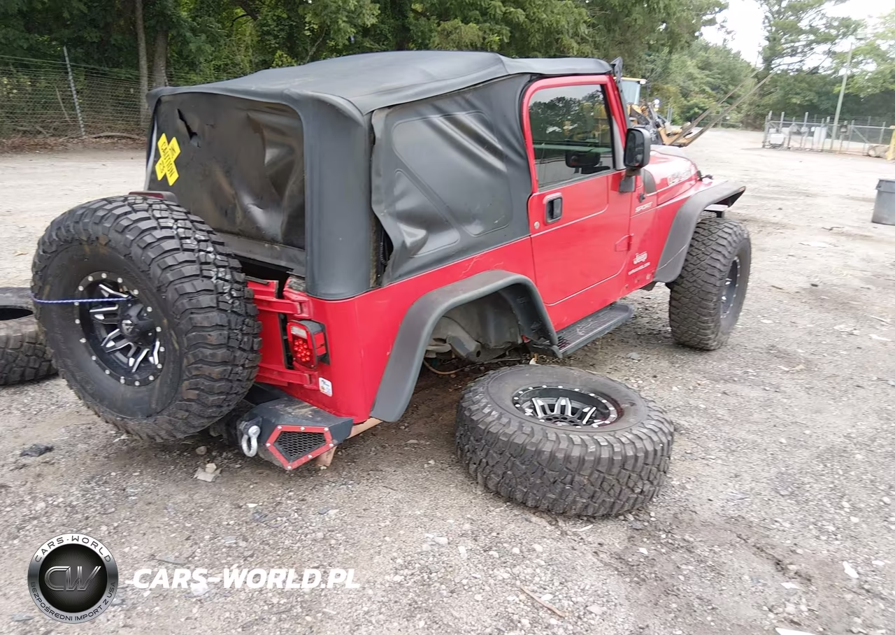 2003 Jeep Wrangler Sport VIN:1J4FA49S43P321712 - 4