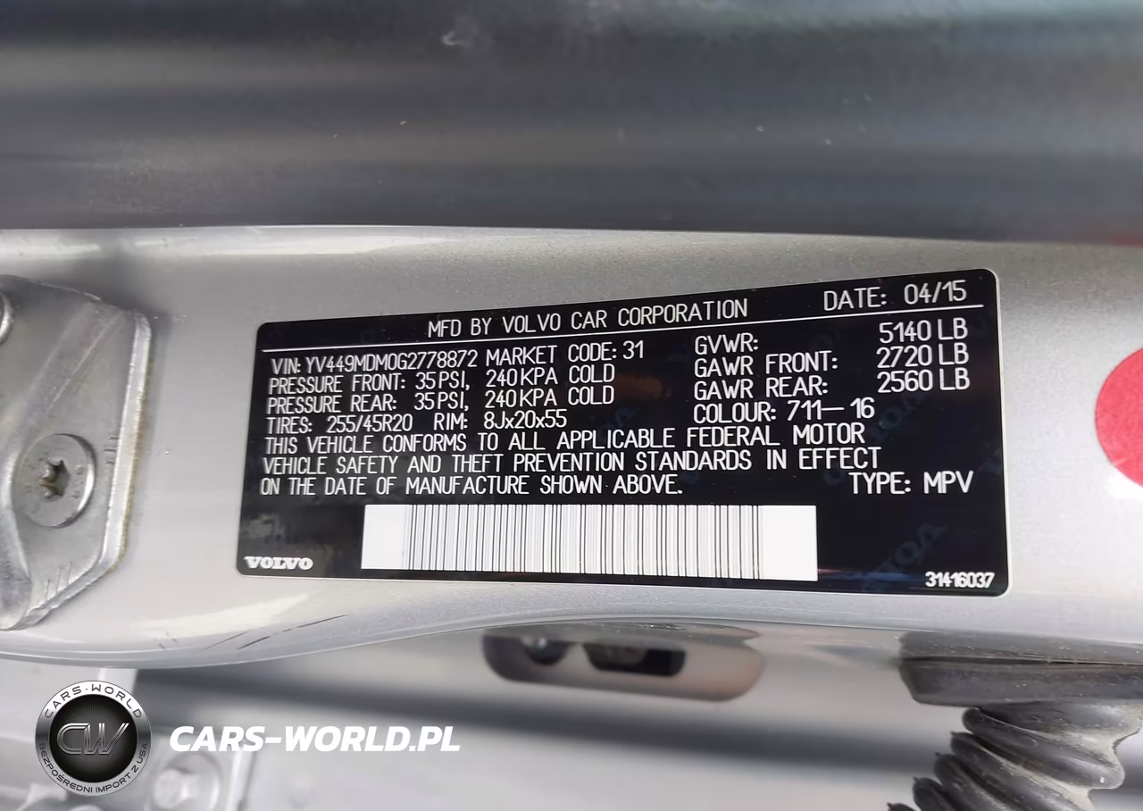 2016 Volvo Xc60 T6 Drive-E Platinum VIN:YV449MDM0G2778872 - 9