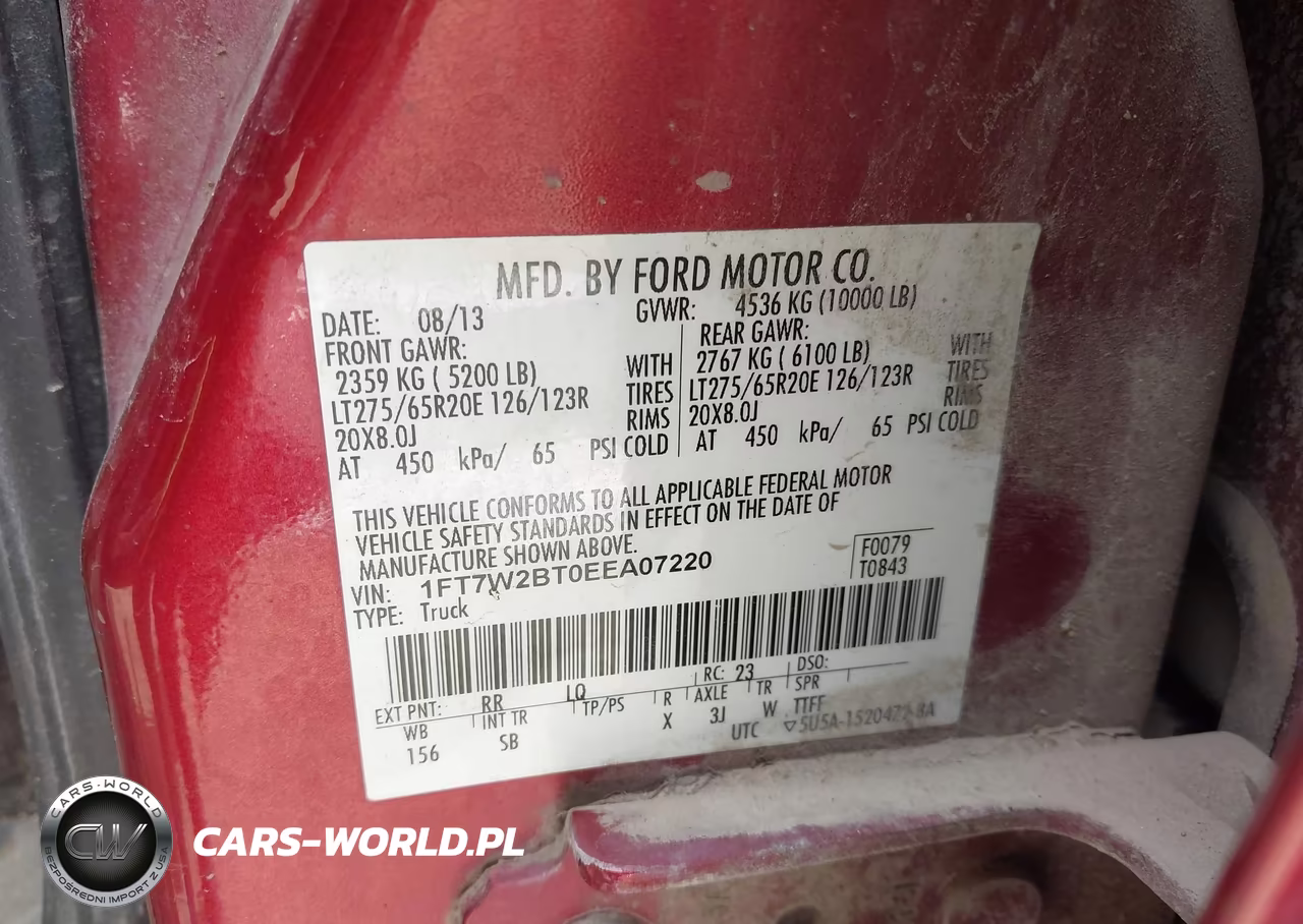 2014 Ford F-250 Lariat VIN:1FT7W2BT0EEA07220 - 9