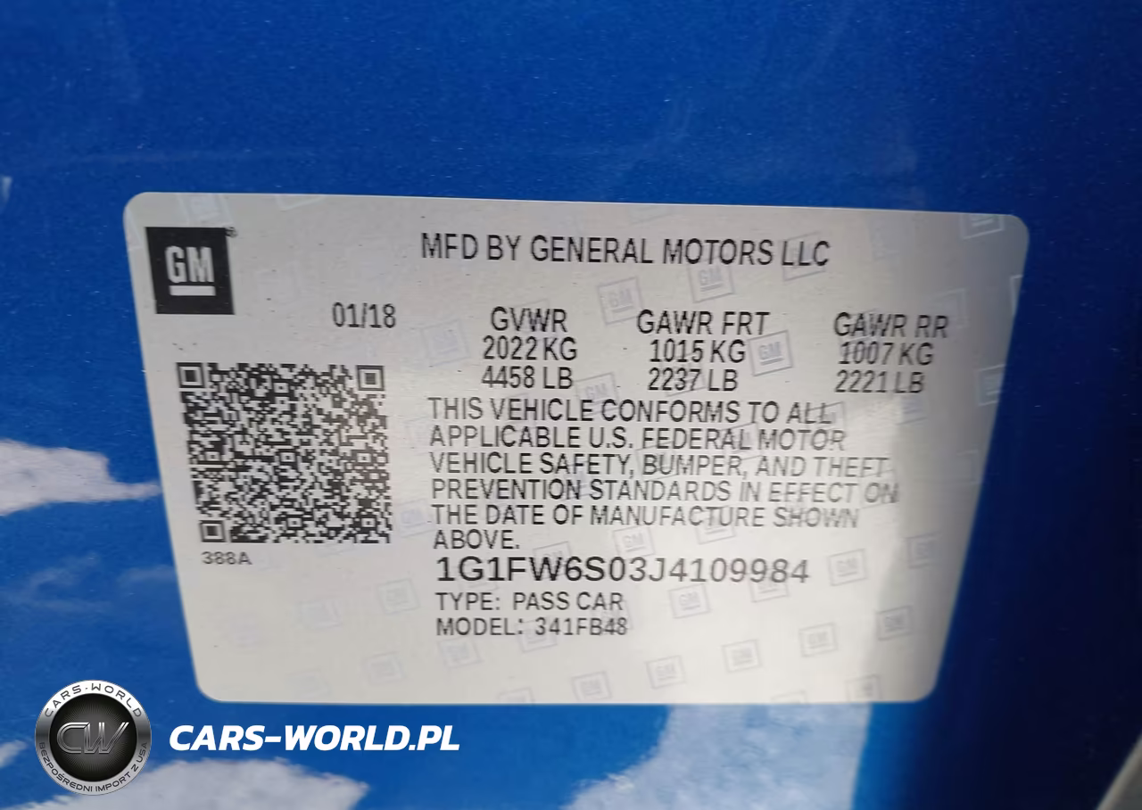 2018 Chevrolet Bolt Ev Lt VIN:1G1FW6S03J4109984 - 9