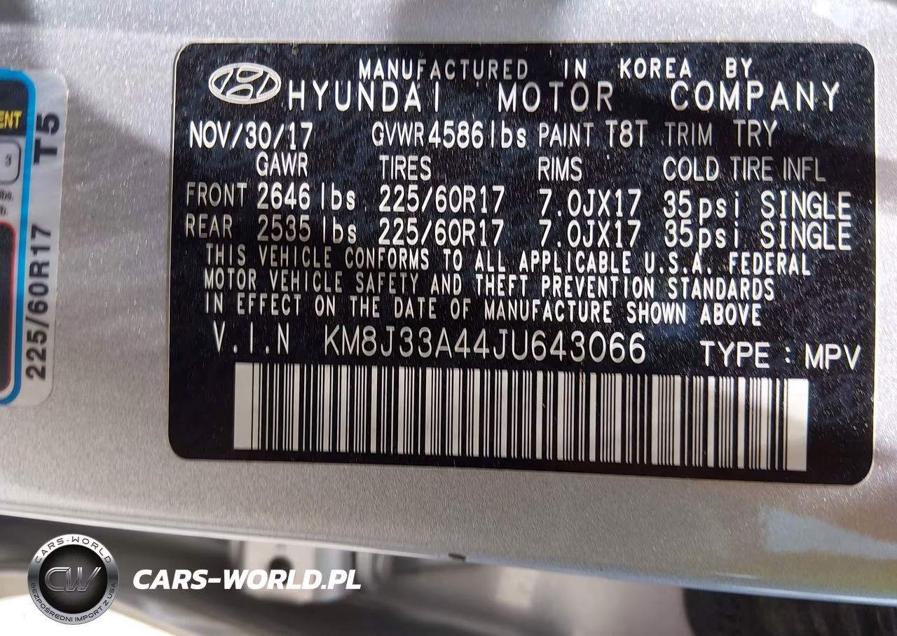 2018 Hyundai Tucson Sel Plus VIN:KM8J33A44JU643066 - 9