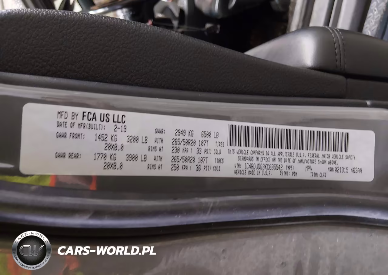 2019 Dodge Durango Gt Plus Awd VIN:1C4RDJDG3KC685542 - 9