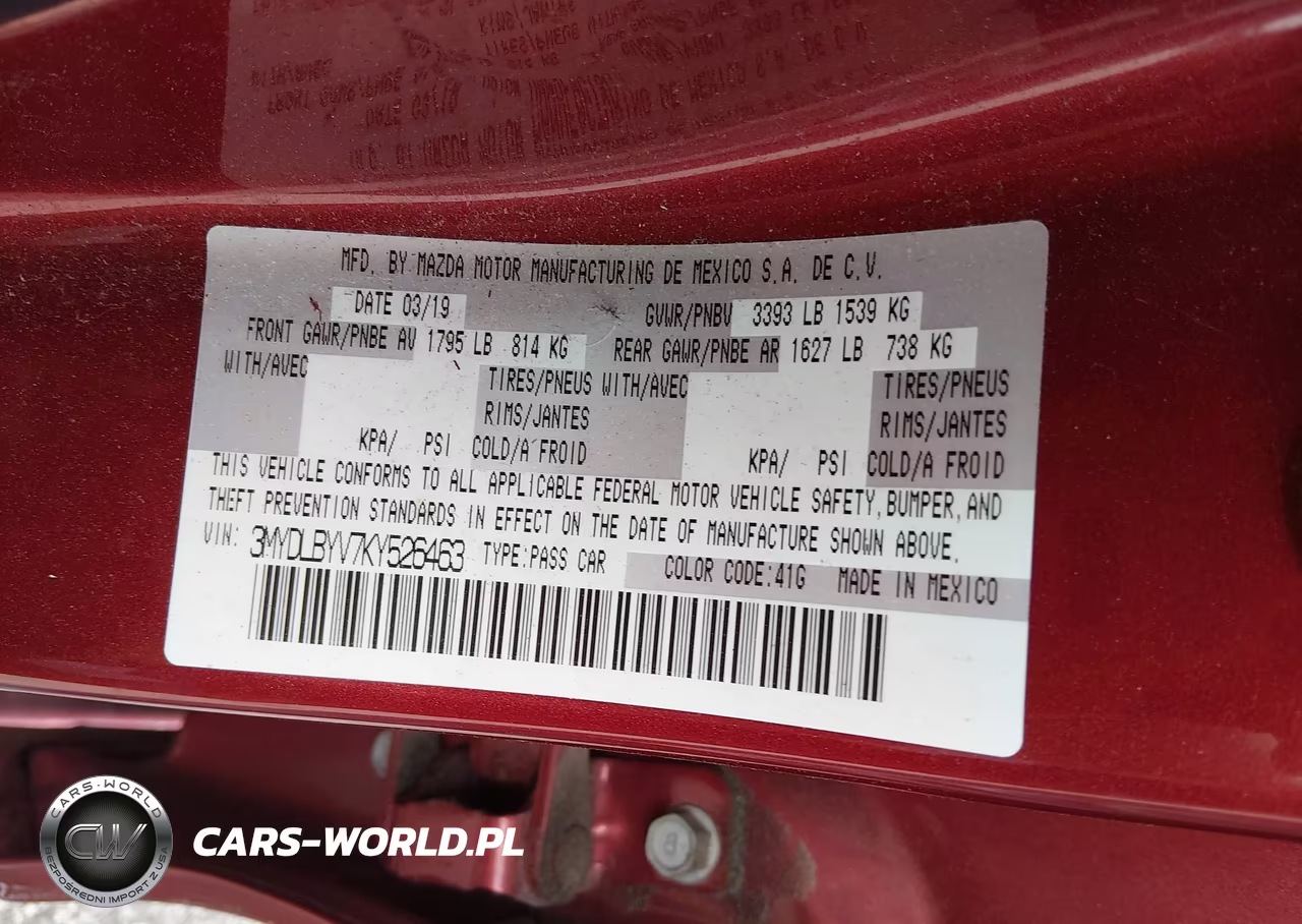 2019 Toyota Yaris L VIN:3MYDLBYV7KY526463 - 9