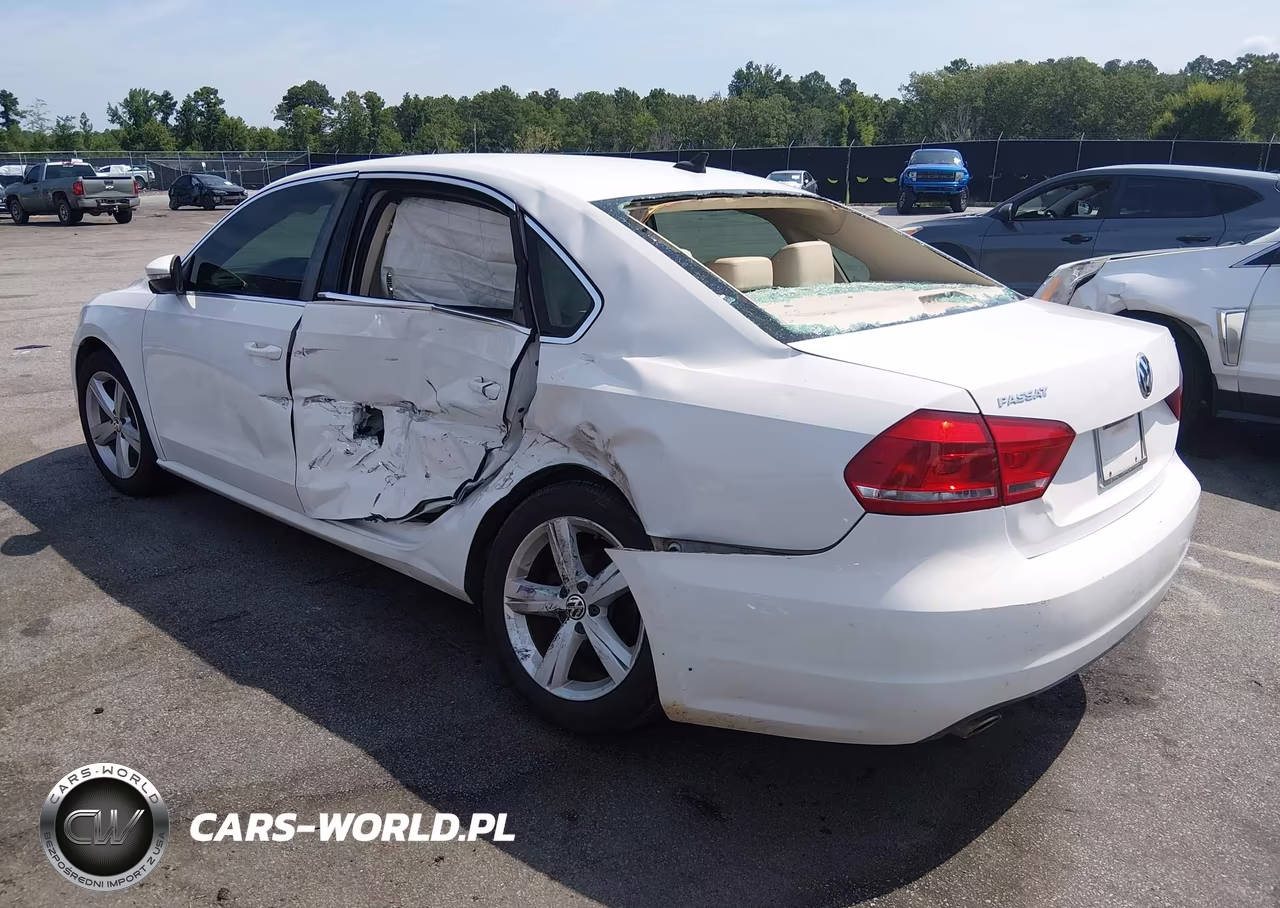 2012 Volkswagen Passat 2.5L Se VIN:1VWBH7A35CC102560 - 3