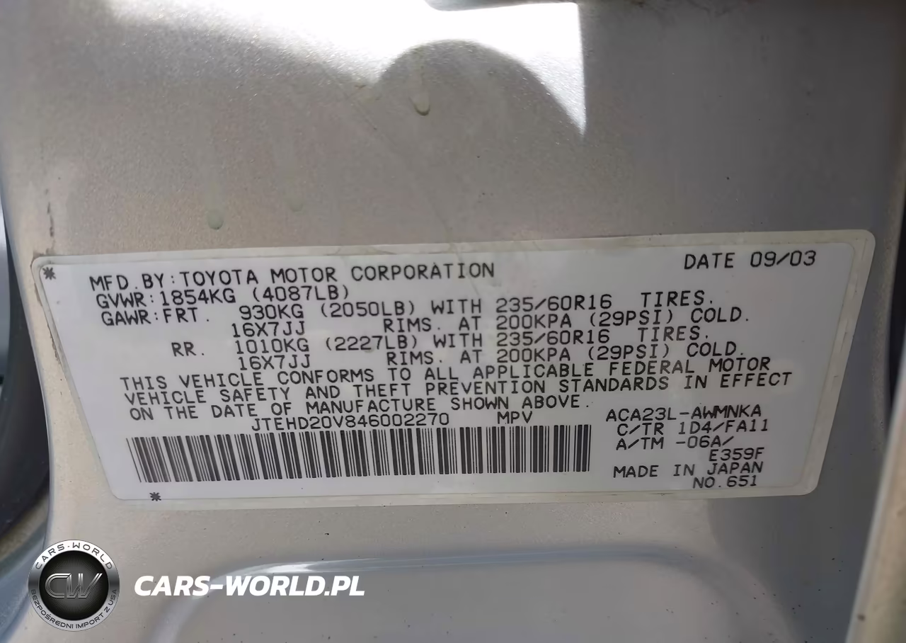 2004 Toyota Rav4 VIN:JTEHD20V846002270 - 9