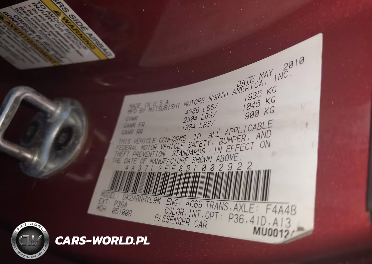 2011 Mitsubishi Eclipse Gs Sport VIN:4A37L2EF8BE002922 - 9