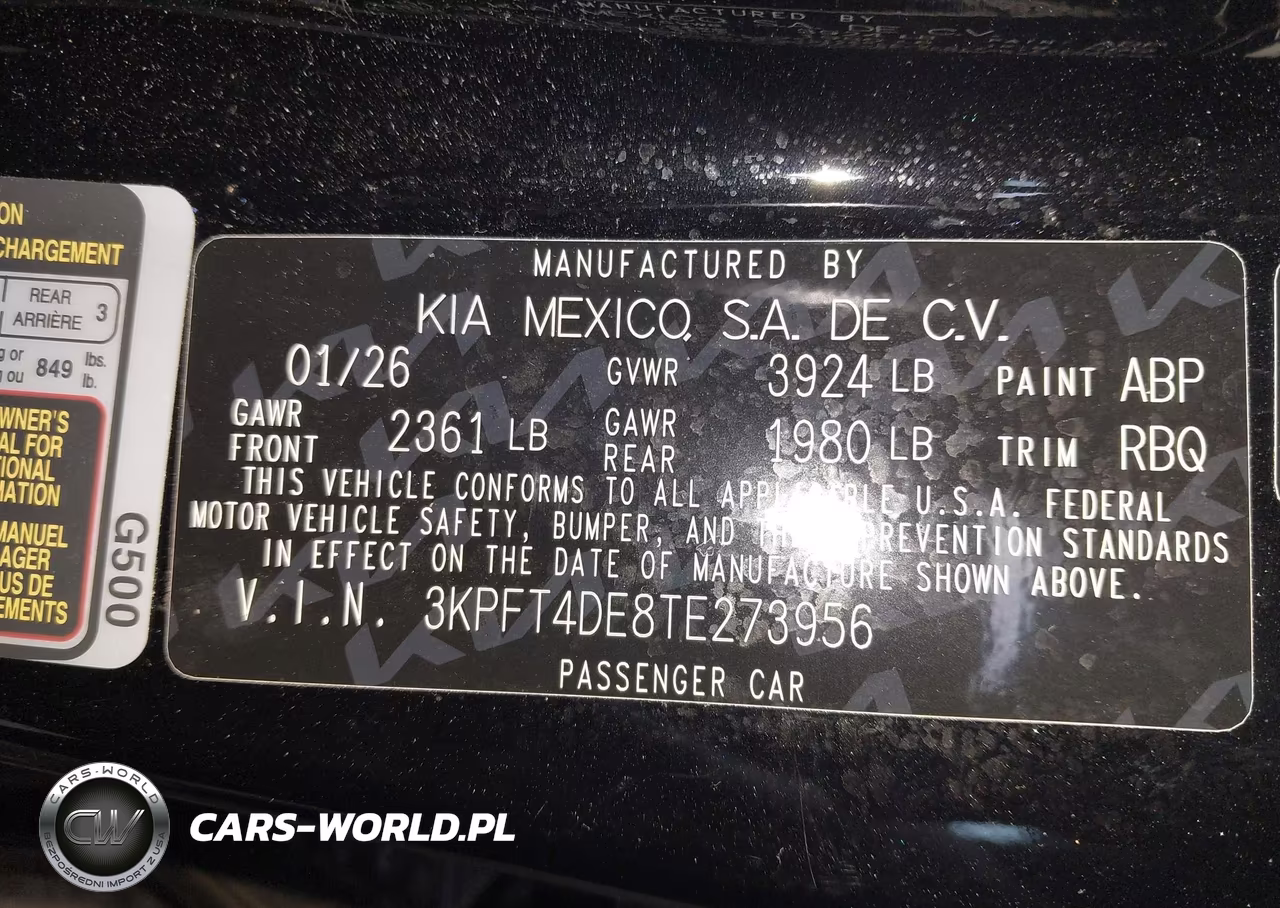 2026 Kia K4 Lxs VIN:3KPFT4DE8TE273956 - 9