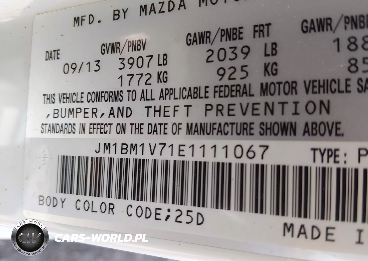 2014 Mazda Mazda3 I Touring VIN:JM1BM1V71E1111067 - 9